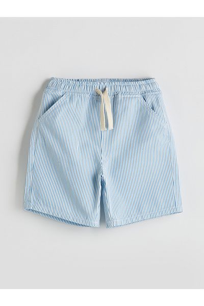 LC Waikiki Elastic Waist Striped Boy's Shorts