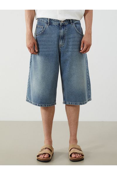 LC Waikiki Мъжки дънкови шорти Relaxed Fit