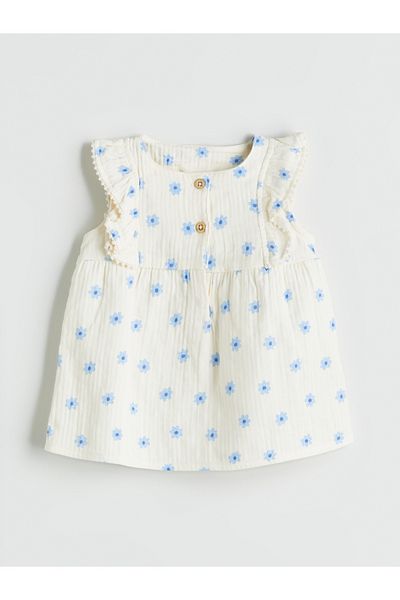 LC Waikiki Blumen-Kinderbluse und Shorts im 2er-Pack