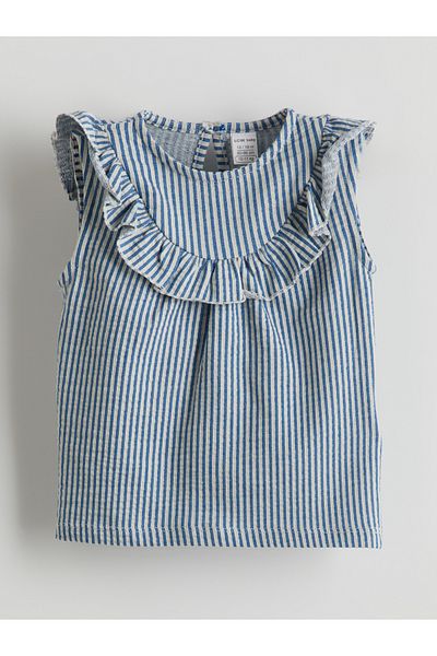 LC Waikiki Striped Baby Girl Blouse and Leggings 2-Piece