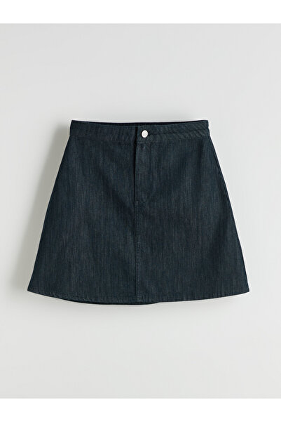 LC Waikiki تنورة جينز صغيرة بمقاس قياسي