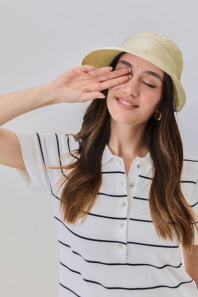 C&City Micro Fabric Zippered Adjustable Sports Running and Tennis Cap Y25730-30 Beige