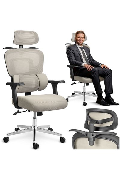 shumee Sofotel Talin Micro Mesh Office Chair - Grey