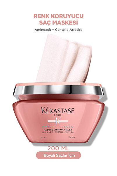 Kerastase Boyalı Saçlarda Renk Koruma ve Güç – Chroma Absolu Maske 200 ml /Ha...