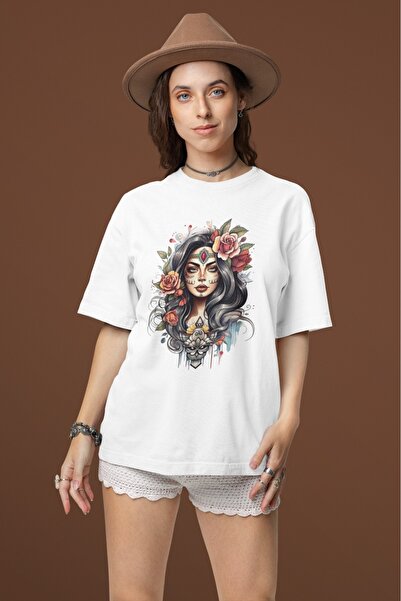 ArtYus Unisex Men/Women Amazon Women's Color Printed Oversize 100% Cotton T-Shirt