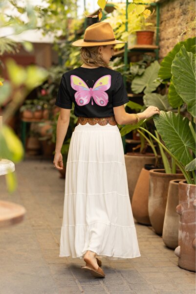 ArtYus Rucsac unisex pentru bărbați/femei Fluture cu imprimeu culori cu impri...