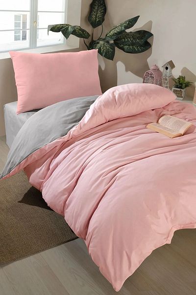 Eponj Home Set cuvertură de pilota junior, unică, solidă, gri pudrat