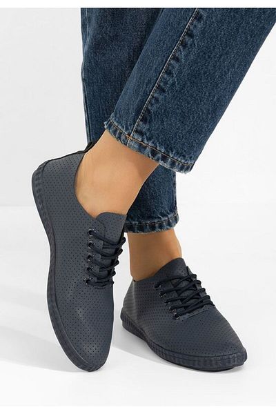 B T Shoes Papuci casual pentru femei Shed bleumarin