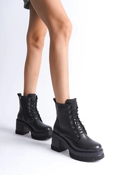 Joy Ayakkabı Γυναικείες μπότες LAUREN με κορδόνια και φερμουάρ με ορθοπεδική ...