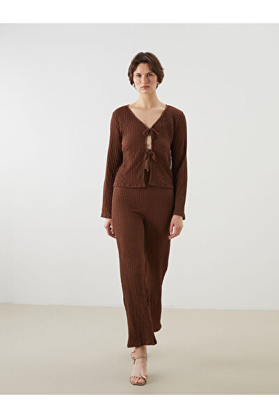 LC Waikiki Shining Store's Glittering Choices Women's Textured Pants with Wai...