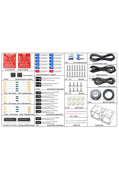 OEM 01510 - Kit DIY electronic, boxa stereo, pentru calculator PC