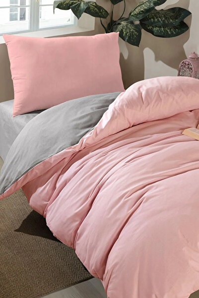 Eponj Home Junior Duvet Cover Set Single Solid Powder-Grey