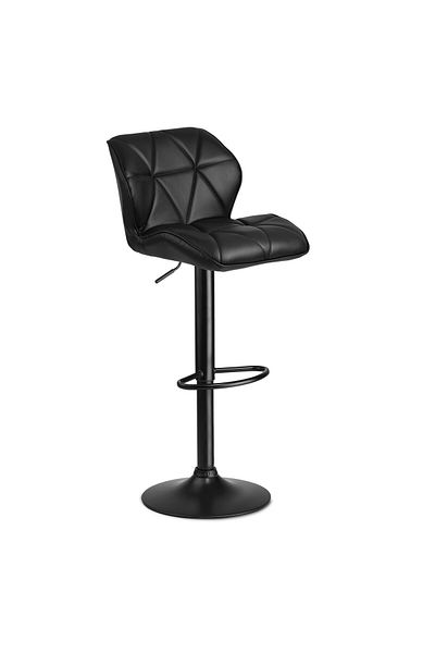shumee Black Castle bar stool with backrest