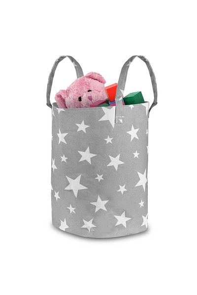 shumee Nukido toy basket - Gray with stars