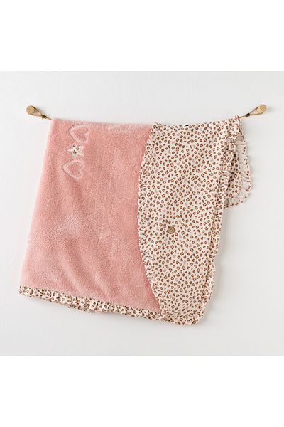 andywawa Baby Blanket Blanket 90X85 Welsoft Little Leopard