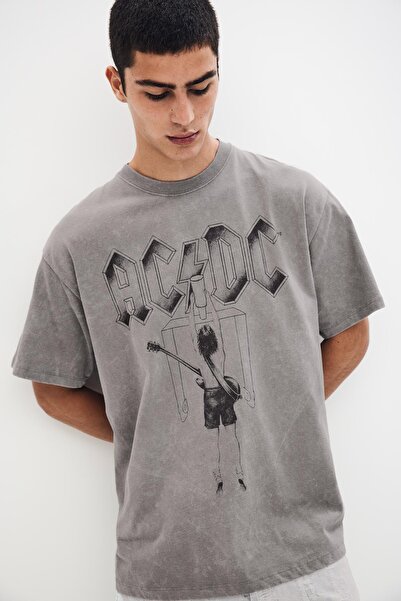 Pull & Bear ACDC Tişört