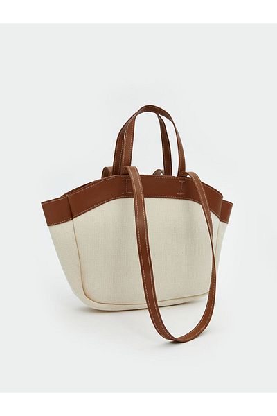 LC Waikiki Ecru Women's Bag with Shoulder Strap