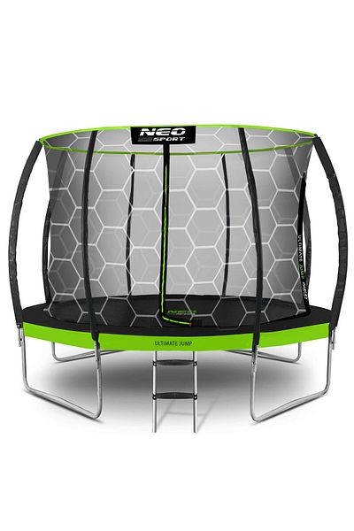 shumee Trambulina de grădină profilată 374 cm cu plasă interioară Neo-Sport
