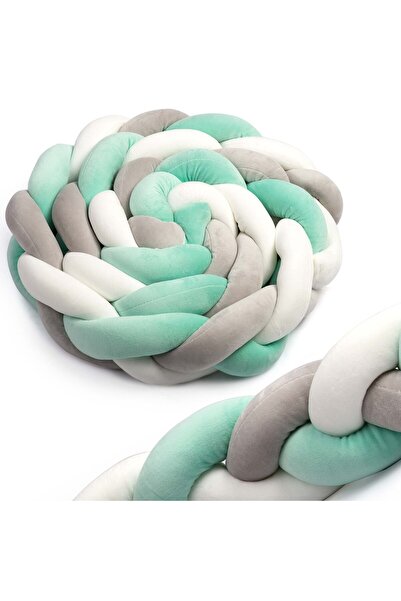 shumee Învelitoare pentru pătuț Ricokids 2m - gri-mentă