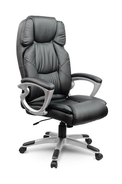 shumee Black leather office chair Sofotel EG-227