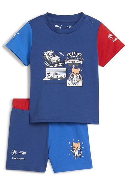 Puma Σετ με κοντό μανίκι BMW M Motorsport Essentials για νήπια
