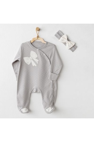 andywawa Baby Jumpsuit Set Romper Band Set Baby Bow Bliss