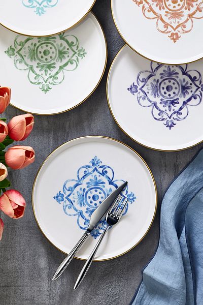 Fecra Miras 6 Piece Cake Plate Set