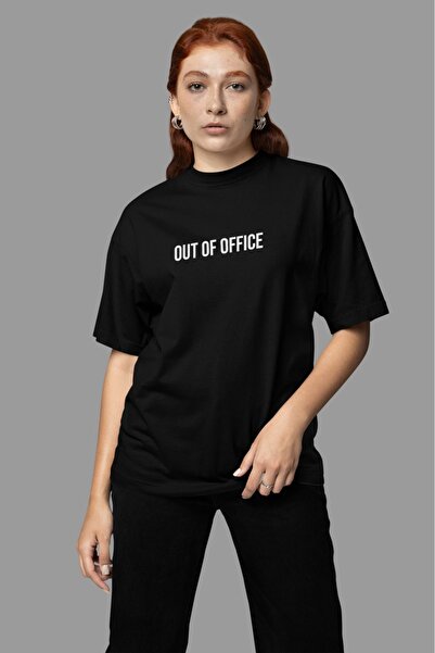 ArtYus Unisex Ανδρικό/Γυναικείο μπλουζάκι Out Of Office Πολύχρωμο με τύπωμα o...