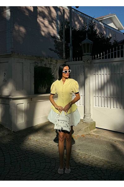 Rabury Butik Mathilda Half Sleeve Button Jacket