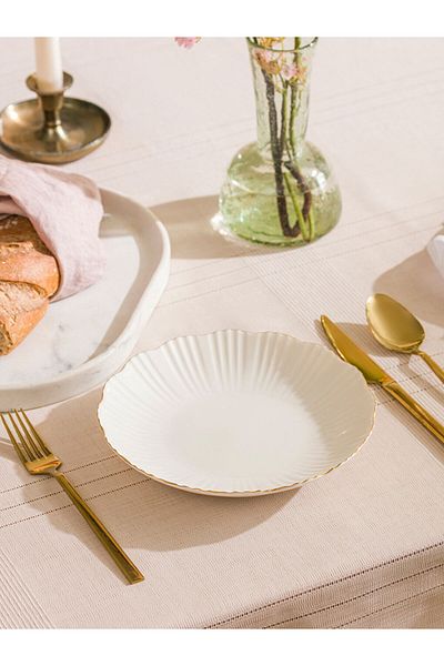 LC Waikiki Mixed Pattern Porcelain Pit Plate 20 cm