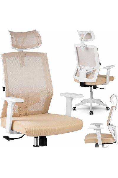 shumee Sofotel Rotar micro-mesh office chair beige