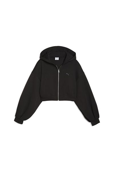 Puma Základní sportovní oblečení Legacy Cropped Full-Zip Hoodie pro ženy