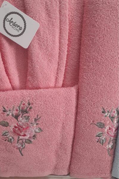 Çeyiz Diyarı Σετ οικογενειακής ρόμπας Ardora Bukle Pomegranate Blue