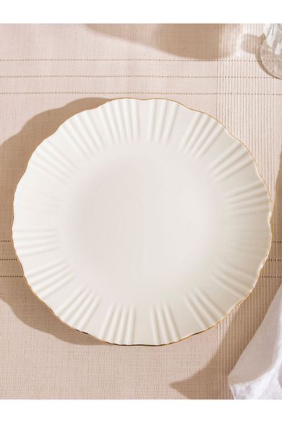 LC Waikiki Mixed Pattern Porcelain Serving Plate 26 cm