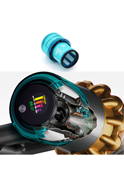 PAA-home Filtru lavabil PAA-home compatibil cu aspiratorul Dyson V11 V15 SV14 Dyson V15 Detect Dyson V15