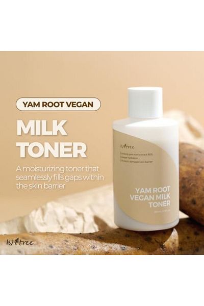 Isntree ISNTREE Yam Root Milk Botanical Facial Toner, 200ml
