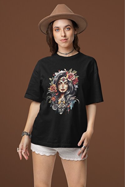 ArtYus Unisex Men/Women Amazon Women's Color Printed Oversize 100% Cotton T-Shirt