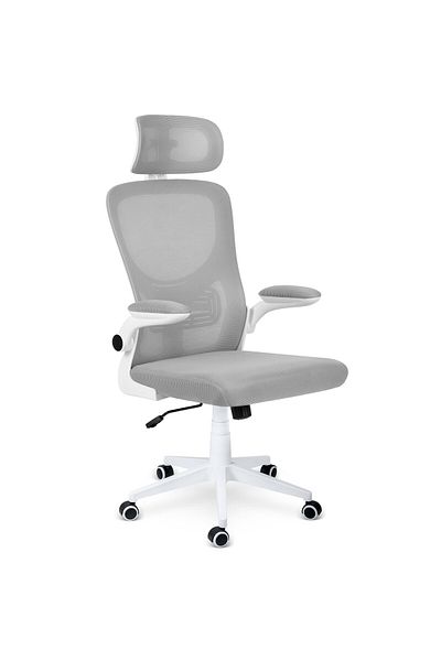 shumee Sofotel brass grey micro-mesh office chair