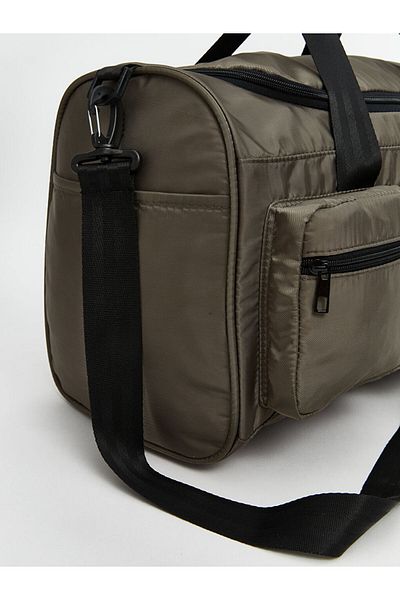 LC Waikiki Khaki Multi-Compartment Men's Sports Bag