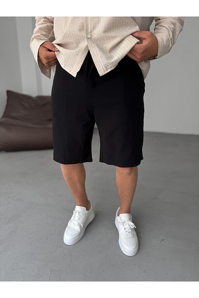 BYBASICMAN Black Fresh Fabric Basic Shorts Yp-5003