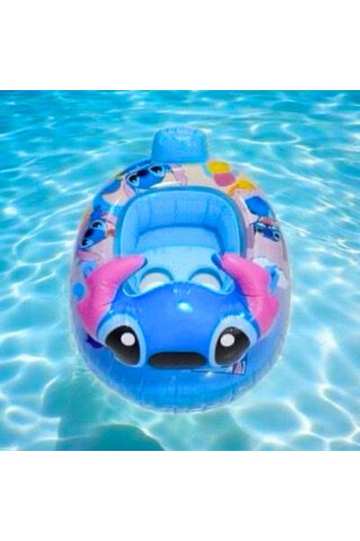 BaoBao Inflatable children's ring Baobao 65x45 cm Stitch with seat and footrest, pool/sea