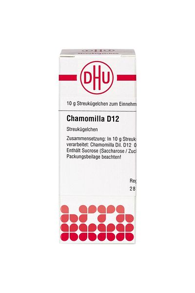 DHU Homeopathic Granules, DHU, Schussler, Chamomilla D12, Calming Effect, 10gr, 200 pcs.