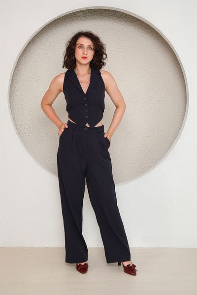 stcococix since 1990 Crop Blazer Vest and Trousers Suit