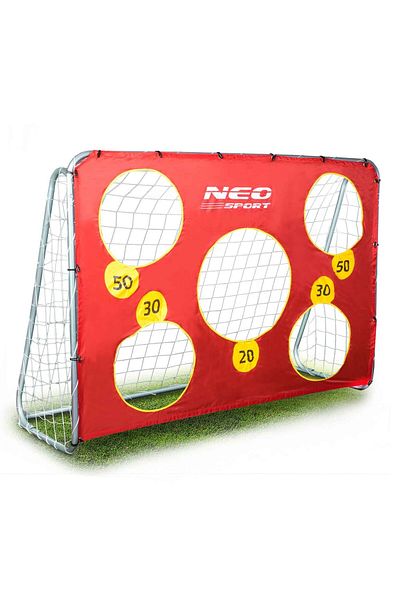 shumee Large football goal, 215 x 153 x 76 cm + goal mat