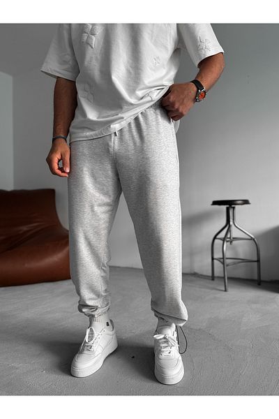 BYBASICMAN Light Gray Basic Stopper Tracksuit Ke-7018