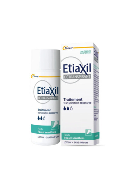 Etiaxil Antiperspirant for Feet, Etiaxil, Sudo-Regulating Effect, Anti-Odour, 48h Protection, 100ml