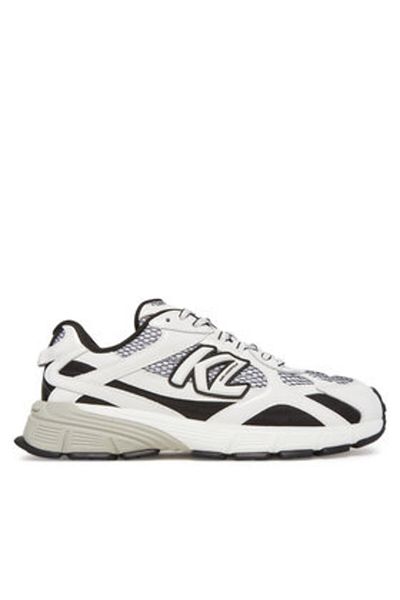 Karl Lagerfeld Women's Sneakers black KARL LAGERFELD-KL65525 401 BLACK LTHR & TEXTILE W/WHITE