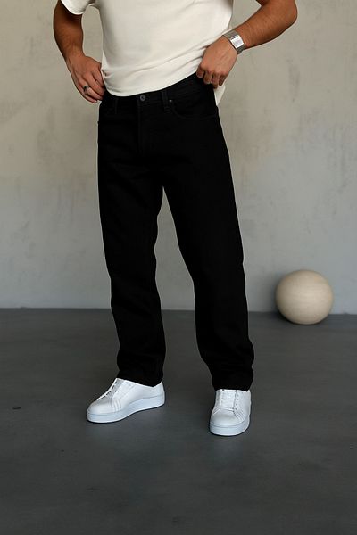 Gambocci Men's Baggy Comfortable Fit Jeans