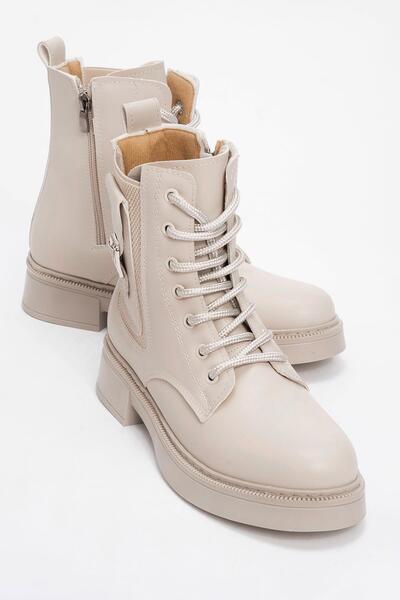 CCWAY AYAKKABI Cizme de damă cu șireturi și cataramă elastică TEN SKIN