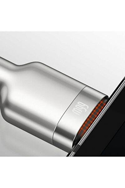 Baseus Cable USB to Type-C, Super Fast Charging, 66W, 6A, 25cm - (CAKF000001) - Black